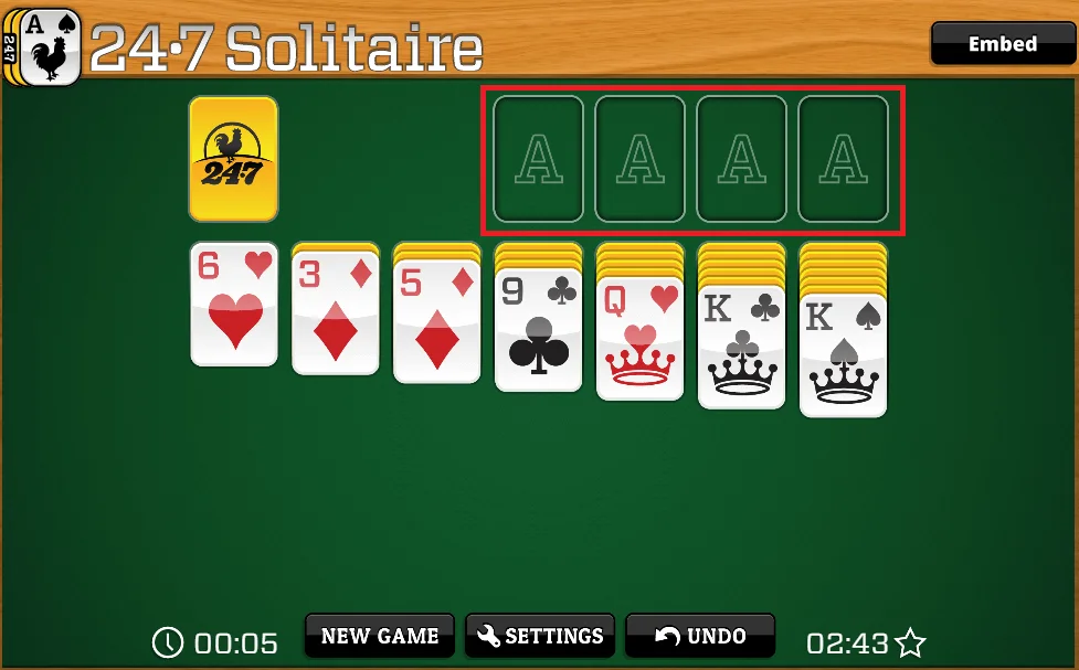 Easy free solitaire