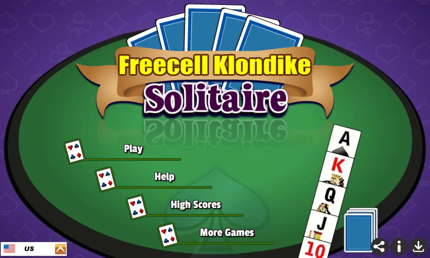 Spider solitaire free full screen